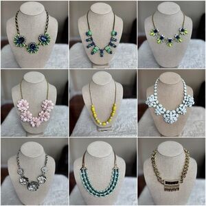 Beautiful Statement Necklace Collection! 9 pieces!